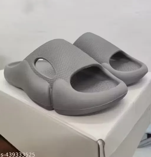 Unisex Grey EVA Comfort Slide Slippers